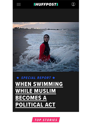 Huffpost mobile-first site