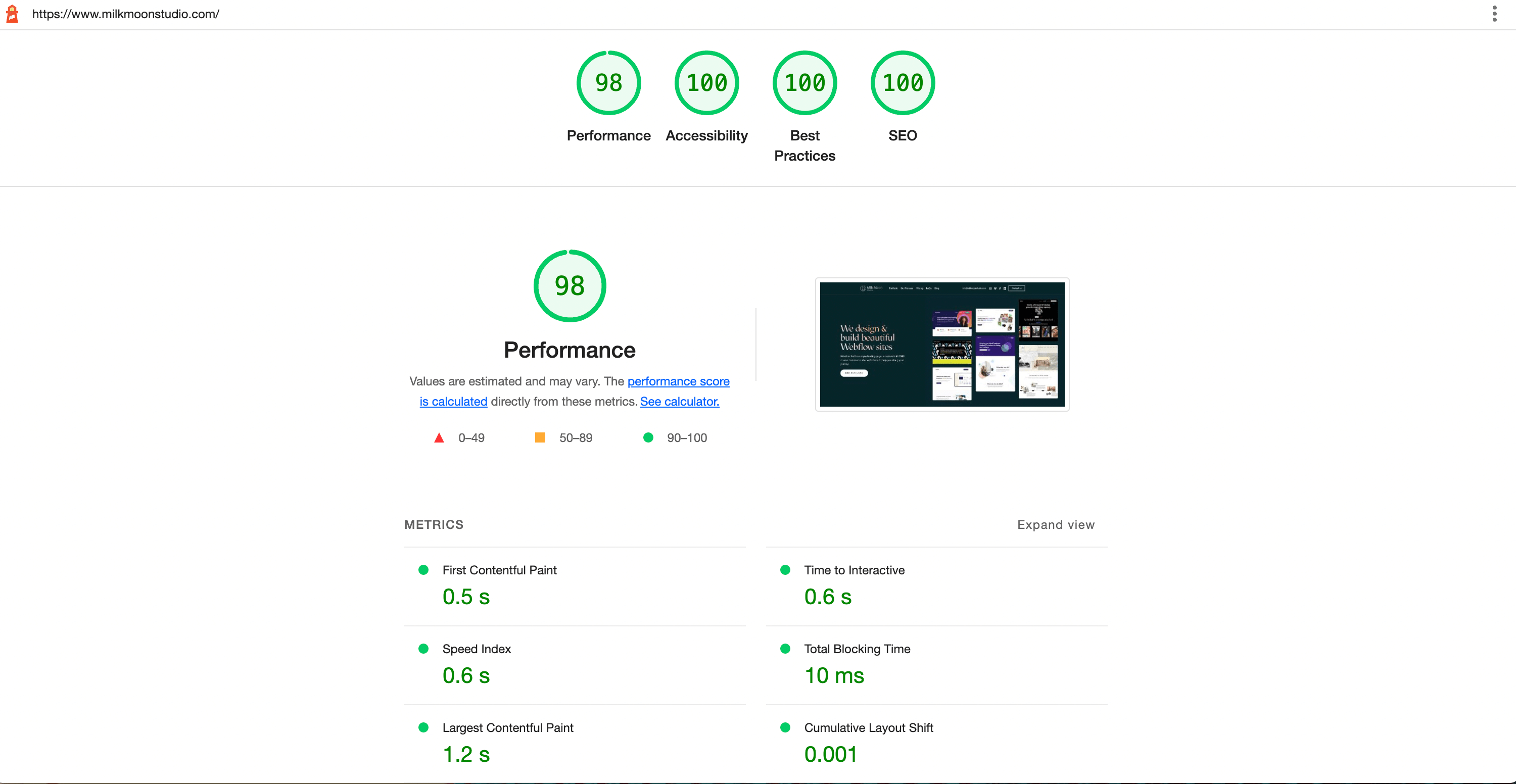 Cloudflare 燈塔速度測試