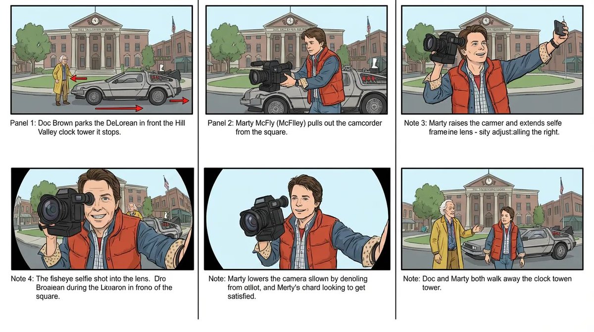 Storyboard / Visual Narrative / Scene Visualization
